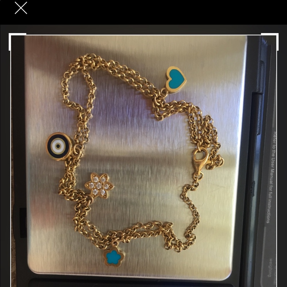21k real gold ankle